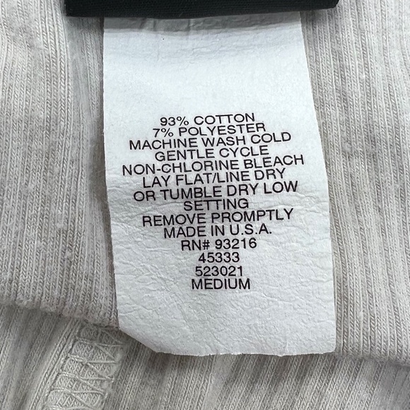 HEAD BEIGE RIBBED DRAWSTRING WIDE LEG CROPPED CAPRI PANTS - Picture 10 of 10